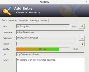 AutoGen passwords