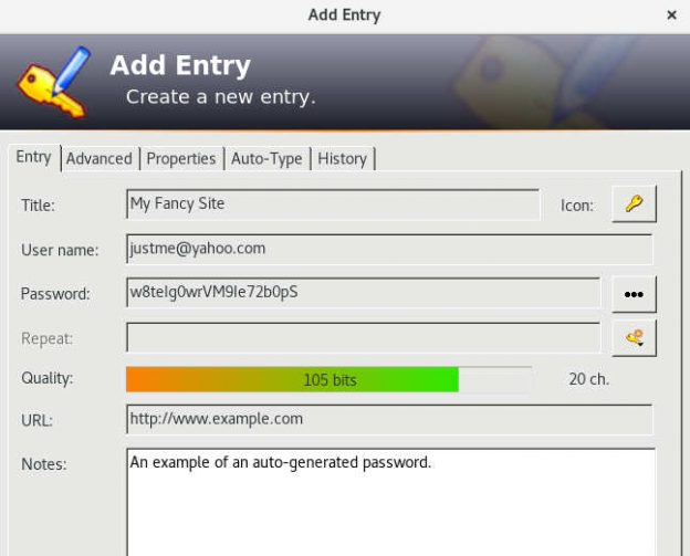 Auto Generate Password Field Example Prepper Resolution #6: Use a Password Manager - PrepperSoft